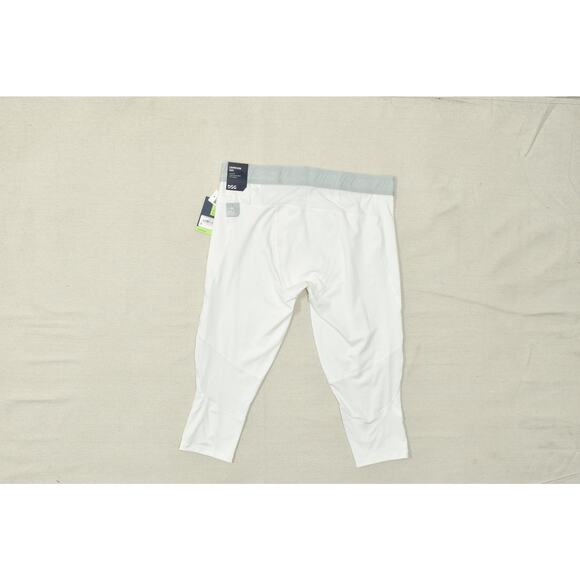 DSG Men's 3/4 Compression Tight Fit Base Layer Pure White Size XL Polyester NEW - Picture 2 of 8